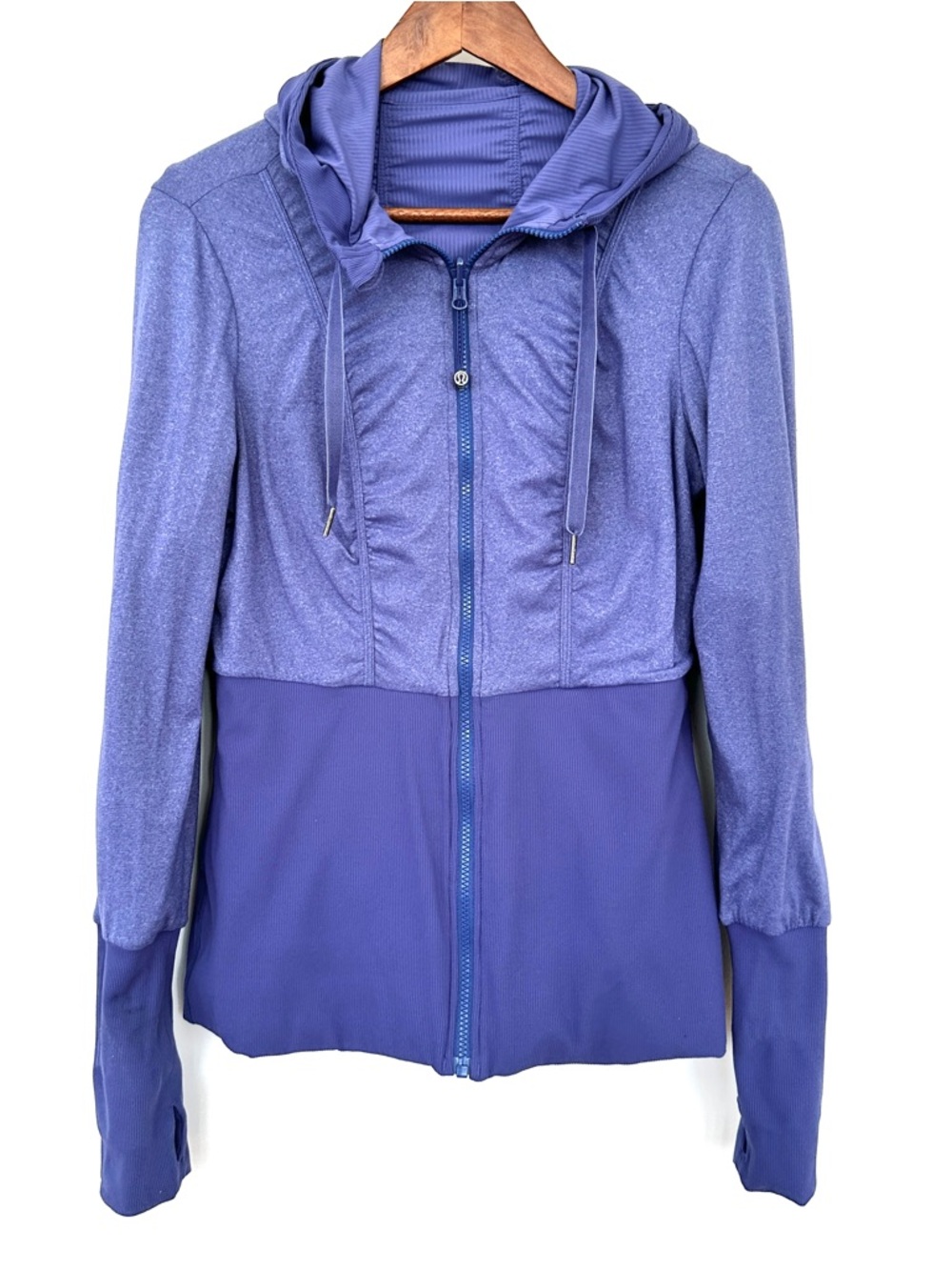 lululemon athletica Royal Blue Full-Zip Hooded Jacket, Reversible - Picture 12 of 15